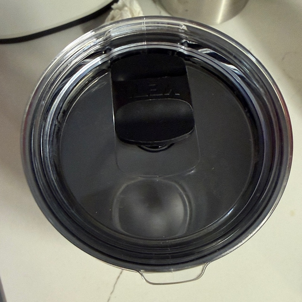 YETI Black Tumbler with Silver Georgia Bulldog Emblem - Picture 3 of 3